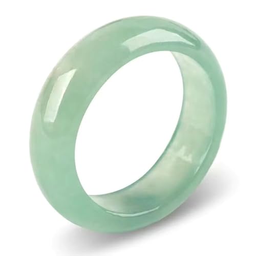 Natural A Grade Jade Band Ring Burma Jade Rings for Women Men, Myanmar Jadeite Jewelry