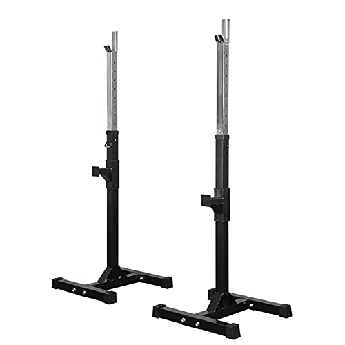OTQEFTN Squat Barbell Rack, Portable Home Fitness Weightlifting Bench Press, Heavy Dumbbell Rack with 200kg Load