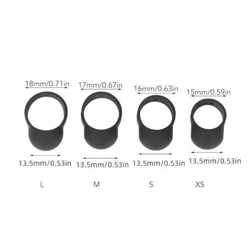 4Pcs Silicone Finger Covers for Tongue Drum - Soft Steel Tongue Drum Fingers Sleeves,Knocking Finger Pick Cover Percussion Drums Accessories - Thumbnail 5