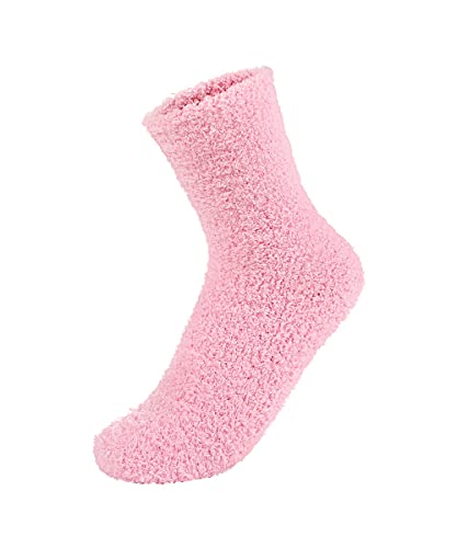 Bycc Bynn Meias femininas com chinelo de pelúcia super macia de inverno meias de microfibra casuais