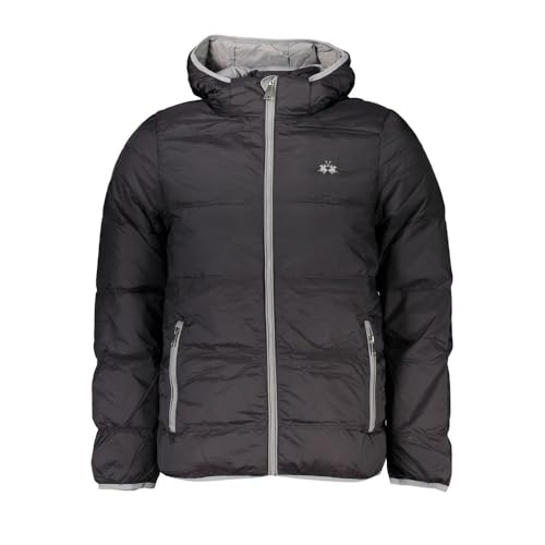 Veste homme La Martina noir polyamide contre vent mi-saison