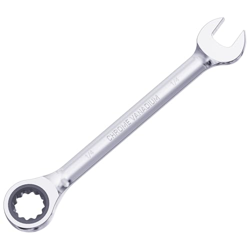 Image of 1 /4 Inch Ratcheting Combination Wrench SAE