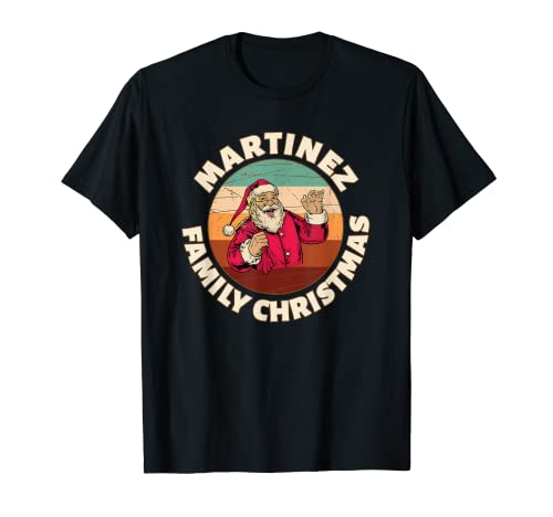 Martinez Familien-Weihnachtsmann-Neuheit T-Shirt