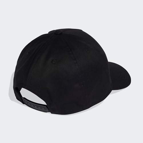 adidas Unisex Linear Baseball Hat, Black/White, S-M – Ansicht 2