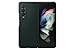 Samsung Galaxy Z Fold 3 Phone Case, Leather Protective Cover, Heavy Duty, Shockproof Smartphone Protector, US Version, Green, (EF-VF926LGEGUS)