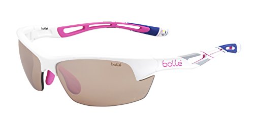Bollé Bolt S Ryder Cup Ltd Ed Sunglasses, Shiny White/Pink, Medium/Large