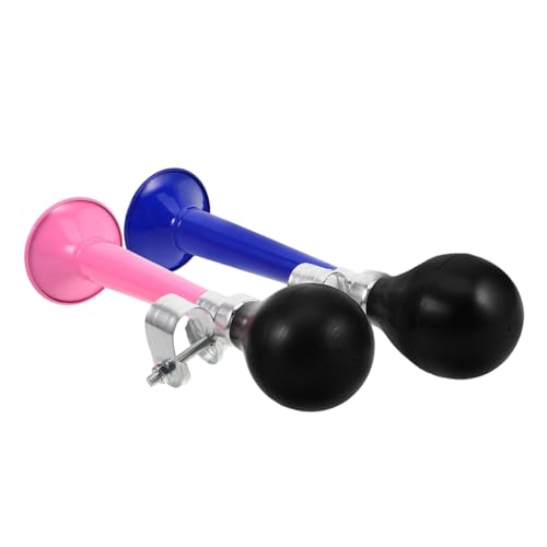 Toyvian Safety Cycling Aid: 2pcs Vintage Bike Horn Bells Loud Sound Universal Fit for Bikes Scooters