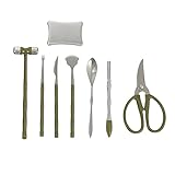 HEMOTON 8 Piezas Herramienta para Comer Cangrejos Martillo De Mariscos Langosta Herramientas Cucharas De Sopa De Acero Inoxidable Pata De Cangrejo Madera Palitos De Cangrejo Abrir