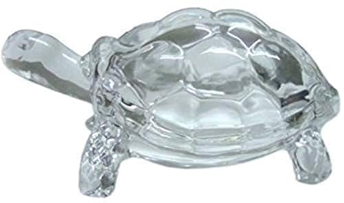 Satre Online and Marketing Crystal Glass Vastu Feng Shui Turtle,