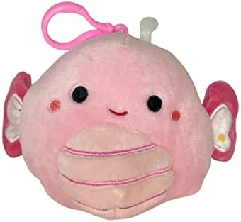 Squishmallows Official Kellytoy Easter Squad Squishy Soft Plush Toy Animal (3.5 Inch Clip, Maribel Pink Butterfly) image 2