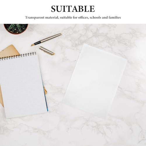 Pochettes transparentes A4 lot de 50 pour documents format L - 5