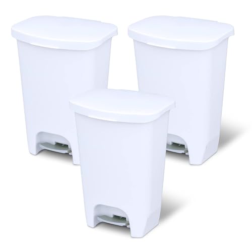 Canecas de Basura Rectangulares Glad 13 Galón Pack 3
