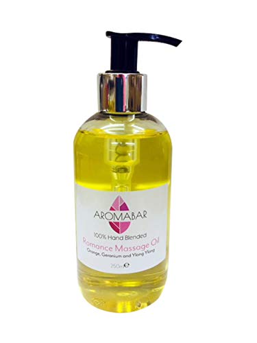 Romance Massage Oil 250ml with Orange, Geranium and Ylang Ylang Essential Oils