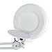 Nova Microdermabrasion Facial Magnifing Lamp Floor 5 Diopter LED Magnifier Light W/Adjustable Swivel Arm and Rolling Stand for Beauty Salon Skincare Manicure Tattoo