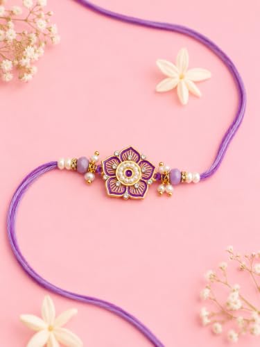 Image of The Purple Tree Rakhi for Brother - Rakshabandhan Gift for Bhai
