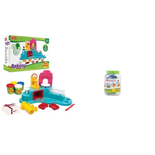 Fundough Bakery Play Set with Free Fundough Fun Forms,Multicolor