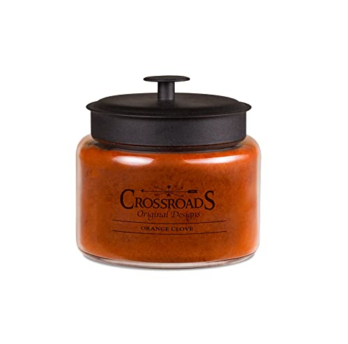 Crossroads Orange Clove Jar Candle, 48-Ounce, Paraffin Wax
