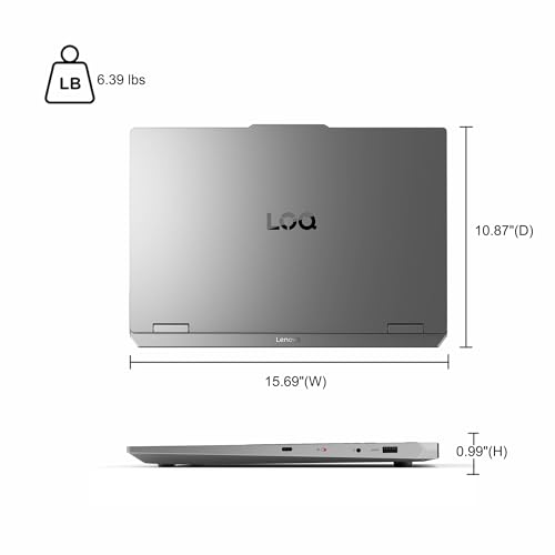 LOQ Gaming Laptop 17.3" FHD IPS 165Hz (100% sRGB, G-SYNC) Intel 10-core i5-13450HX 16GB RAM 1TB SSD GeForce RTX 5050 DLSS4 (440 AI Tops) Retroilluminato Nahimic 5MP Privacy Camera Win11 ICP Hub - Notebook - Immagine 8
