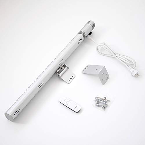 VASNER SlimLine X20- Infrarotstrahler im Slim- Design 2000 Watt Outdoor Heizstrahler elektrischer Terrassenstrahler mit 5 Heizstufen & Fernbedienung ideal für Terrasse & Außenbereich (Silber)-7