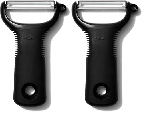 OXO Good Grips Y-Sparschäler/Spargelschäler aus Edelstahl (Packung mit 2)