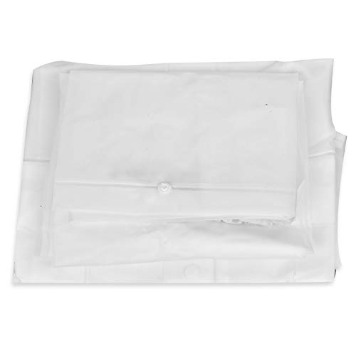 Vbestlife Capa de chuva de EVA transparente para homens e mulheres, impermeável, com capuz, Transpar