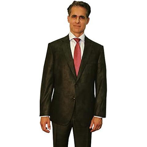 Big and Tall Luxury Microfiber Faux Leather-Like Super Soft Sport Coat to Size 60 in 3 Colors (Black, 50 Reg) Cover