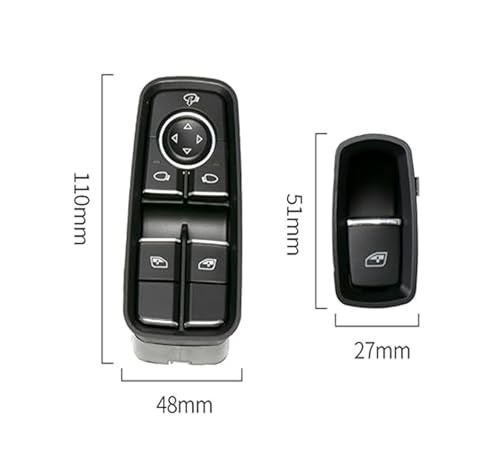 Interrupteur lève-vitre pour Porsche solution panne bouton 7PP959855BDML - 5