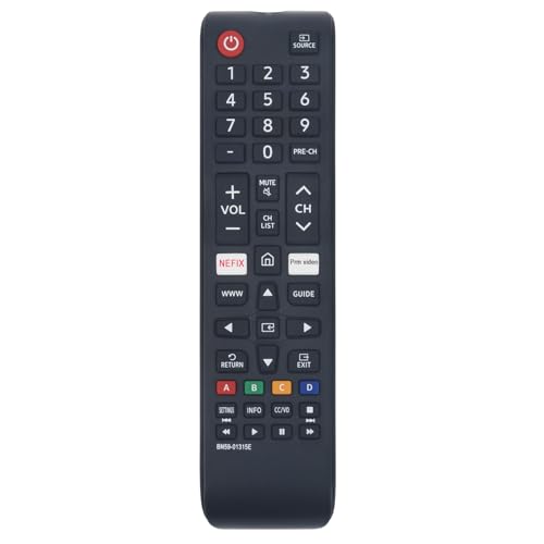 ALLIMITY BN59-01315E - Mando a distancia reemplazado para Samsung TV BN5901315E Control remoto UN70TU7000FXZA UN43TU7000 UN50TU7000 UN65TU7000FXZA UN65TU7000FXZA UN55TU7000