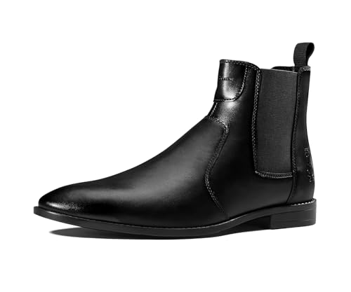Image of LOUIS STITCH Men's Mid-Top Ankle Chelsea Boots| Dual-Tone Slip-On Boots for Men | Perfect for Business, Formal & Casual Wear | LSNRGCL