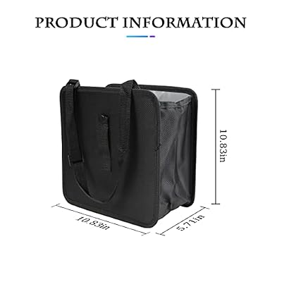Foldable Trash Can, Hanging Waterproof Leakproof Storage Bag with Large Capacity, Car Interior Accessories (Large)