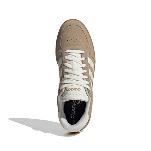 Image of adidas Womens Breaknet Sleek Sneakers Shoes Casual - Brown