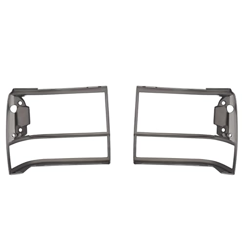 ALMULOO Pair Headlight Bezel Door Compatible with 1989-1994 Ford Bronco II/Explorer/Ranger GT/S Plus/S Plus Replacement for FO2513110 FO2512112 Painted Matte Black Left&Right by ALMULOO - Image 9