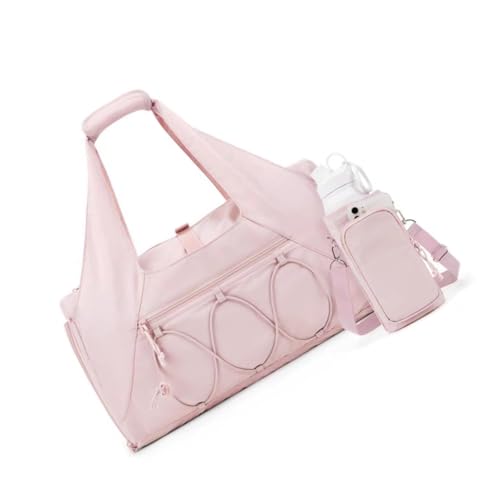 Sac de yoga grande capacité avec porte-tapis et poche bouteille pour sport et voyage femme