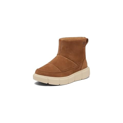 Sorel Unisex-Child Explorer Iii Slip-on Waterproof Boots, Velvet Tan/Bleached Ceramic Cover