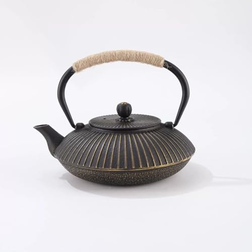 光琳堂KORINDO 南部鉄器×越前塗 ティーポット　鉄急須 ＮＯ２茶金(蓋黒) 光琳堂KORINDO 南部鉄器×越前塗 ティーポット 鉄急須 NO2茶金