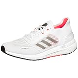 adidas Men's Competition Running Shoes, FTWR White Core Black Solar Red, Womens 8