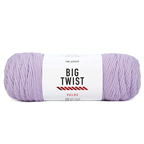 Image of Craftz 100% Acrylic Value Worsted Yarn (Soft Purple)