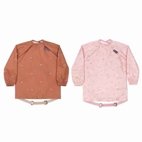 BIBaDO Long Sleeve Baby Bibs for 6-36 months