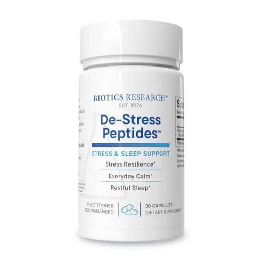 Biotics Research De-Stress Patented Nutrient Designed to Support Calmness, Healthy Sleep Habits, All-Natural Supports Mental Wellness & Calm. 30 Capsules