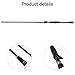 Carbon Fiber Travel Fishing Rod 4 Section Portable Spinning Baitcasting Pole ML Power Collapsible Fishing Poles for Bass Catfish Fresh Water 1.8M 2.1M（Gun Handle）
