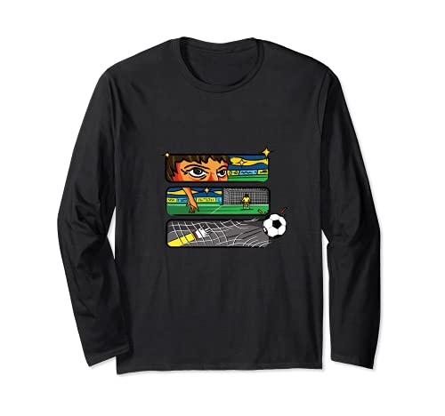 Flag Sweden Long Sleeve T-Shirt, Black