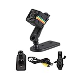 COCBTKQ Webcam Mini Camera SQ11 HD Camcorder SQ8 SQ9 Upgrade Night Vision Mini Cam 1080P Sports Mini DV Voice Video Recorder(Black)