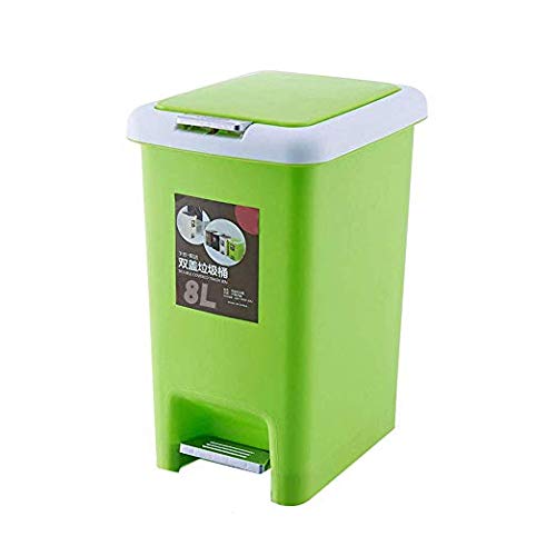 Maison sans odeurs avec la grande corbeille à papier couverte 15L