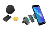 ¡ Coloca la placa entre tu estuche y tu aparato ! o pega el disco redondo abastecido detrás del móvil o GPS. Compatible con todos los teléfonos y GPS. Se instala muy sencillamente y tiene una calidad intachable