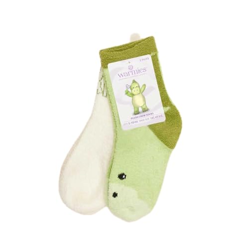 Warmies Dinosaur Crew chaussettes homewear confortables L