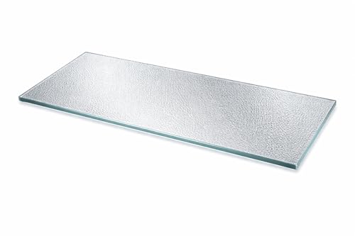 Ripiano Frigorifero Universale in Vetro Stampato C Opaco 47x27 cm