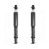 Rear Air Suspension to Passive Gas Shocks Absorbers with Coil Springs Conversion Kit Replacement for 2000-2005 Buick LeSabre (Pair)