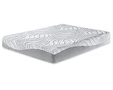 Ashley Furniture 10 Inch Memory Foam King Mattress, White