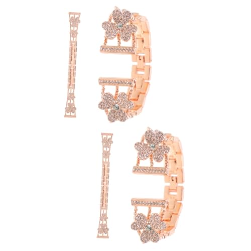Charme trèfle et bracelet montre inoxydable scintillant pour sublimer votre élégance naturelle
