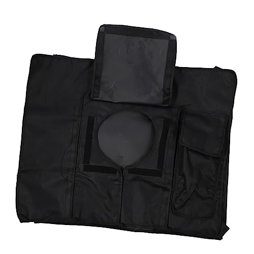Housse étanche pour écran extérieur 30-32 pouces Homoyoyo en tissu Oxford noir